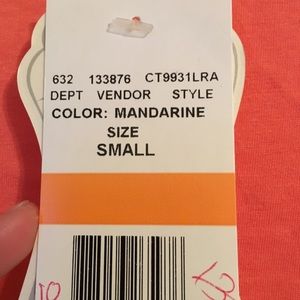 Coral color long sleeve shirt